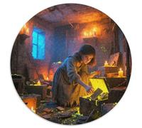 Grimm's Fairy Tales Jigsaw Puzzles Puzzles for Adults Kids. 1000 Piece Grimm's Fairy Tales Great Gifts Challenge Toy Educational Game Home Decoration for Educational Games Gifts 1000pcs (67.5x67.5cm)