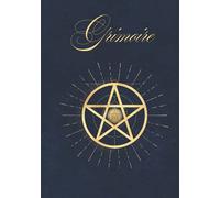 Grimoire: Book of Shadows: Magic Grimoire Spell book, journal with pages to fill in with your spells, charms, rituals. Gift for witch, wiccan, wizzard ... Cover with pentacle, moon and snake theme.