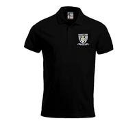 Grimsby 1960s Retro Football Polo Embroidered Logo Black