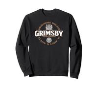 Grimsby Lincolnshire England Coordinates Label 2C Sweatshirt