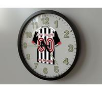 GRIMSBY TOWN 14 INCH (35cm) FOOTBALL WALL CLOCK - PERSONALISED FOOTBALL GIFTS - SELECT ANY PLAYER OR YOUR OWN NAME AND NUMBER TO BE PRINTED ONTO OUR FOOTBALL CLOCKS!