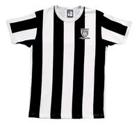 Grimsby Town Retro Football Shirt, Black and White Striped, 1960s Style (UK, Alpha, XL, Regular, Regular)