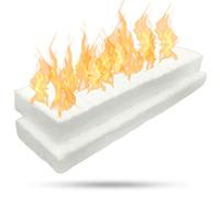 GRINADA® Ceramic Sponge for Bioethanol Fi Ceramic Fibre Ceramic Wadding Fuel Wadding Ceramic Fibre Ceramic Wool for Bioethanol Ethanol Bio Fi (2.30 x 10 x 5 cm)