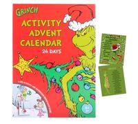 Grinch Activity Advent Calendar 2025-24 Days of Christmas Countdown with Fun Activities & Decorations, Christmas Gifts for Kids, Adults & Grinch Fans