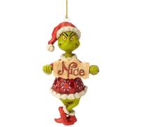 Grinch Christmas Ornament Decorations, Stocking Cap Funny Santa Ornament Decorative Xmas Decor Ornaments Party Gifts, Xmas Tree Decoration, Christmas Greench Acrylic Hanging Ornaments (A)