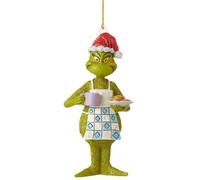 Grinch Christmas Ornament Decorations, Stocking Cap Funny Santa Ornament Decorative Xmas Decor Ornaments Party Gifts, Xmas Tree Decoration, Christmas Greench Acrylic Hanging Ornaments (H)