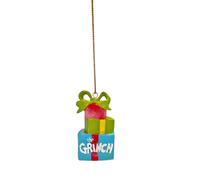 Grinch Christmas Tree Decorations 5cm Polyresin Hanging Ornament (Presents)