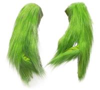 Grinch Costume Props, Green Monster Costume Accessories The Grinch Stole Christmas Beard Hat Gloves