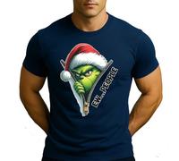 Grinch Ew.. People | Christmas X-Mas Men's T-Shirt, navy blue, XXL