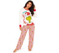 Grinch Matching Family Christmas Xmas Pyjamas - Men Women Kids Cotton PJs