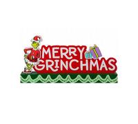 Grinch Merry Christmas Standing Plaque