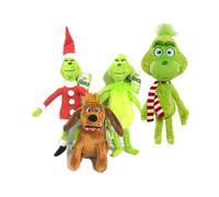 Grinch Plush Toy Doll How The Grinch Stole Boys Girls Halloween Christmas Gifts