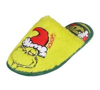 Grinch slippers, green, furry home footwear (Green C, 38-39 EU, UK Footwear Size System, Adult, Women, Numeric Range, Medium, 5, 5.5)