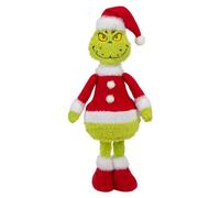 VFM e-Store - Grinch Standing Christmas Decoration Festive Gift Ornament Dr Seuss Xmas Theme Fun Design - 35cm X 16cm Green X 1