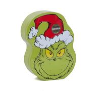 Grinch Tin & Chocolate Chip Shortbread Biscuits 130g: Christmas Cookies for a Novelty Xmas Treats Gift