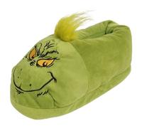 Grinch WARM unisex slippers, NON-SLIP, christmas house slippers, green (Green, 36-38 EU, UK Footwear Size System, Adult, Women, Numeric Range, Medium, 3.5, 5)