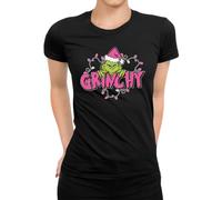 Grinchy Christmas Women's T-Shirt, black, S