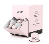 Grind Dark Blend Coffee Pods - Pack of 100 Biodegradable Capsules - Arabica and Robusta - Nespresso® Original Compatible Capsules - Home Compostable - Barista Quality and Specialty Grade - Dark Roast