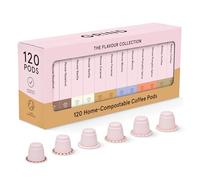 Grind Flavour Pod Collection - 120 Biodegradable Coffee Pods - Amazon Baileys® Exclusive - Compatible With Nespresso® Original Machines - 100% Arabica - Home Compostable - Gift Set