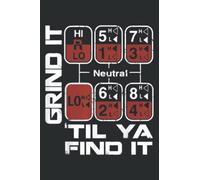 Grind Gear Shift Pattern Trucker Truck Driver: Papercode Lined Journal Notebook - 6 x 9 Inch, 110 Page Notebooks for Work, Writing, Note Taking, ... Cover College Ruled Journal for Men and Women