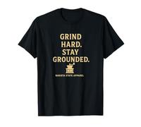 Grind Hard. Stay Grounded. - Barista State Apparel Swagg T-Shirt