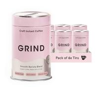 Grind Specialty Grade Instant Coffee - Pack of 6 - 100% Arabica - Medium Roast - Sustainably Sourced - 216 Cups
