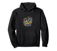Grind Zone BMX Bike Street Trick Action Graphic Pullover Hoodie