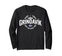 Grindavik Iceland City Island Adventure Long Sleeve T-Shirt