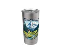 Grindelwald Alpine Mountains Scenic Beauty Stainless Steel Insulated Tumbler