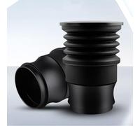 Grinder Blow Bin for Mazzer Mini Coffee Grinder - Single-dose Hopper Cleaning Tool with High-Pressure Silicone Bellows Aluminum Alloy Body 8.3 X 12 Cm Black