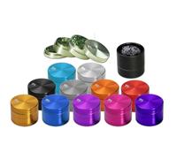Grinder by Black Leaf -Blue- H36mm, 4 pcs Ø50mm with diamond cut - PatchouliWorld