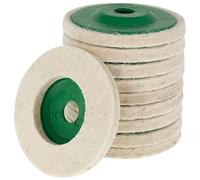 Grinder Disc Polishing Wheel 10Pcs 4 Inch 100mm Wool Polishing Wheel Buffing Pads Angle Grinder Felt Disc For Metal Marble Glass Ceramics