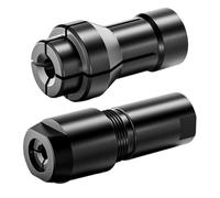 Grinder Drill Converter - 2 Piece Chuck Bit Connecting Accessory, 6mm 3mm Tool Metal Working | Edge Prep Precision Machining Pipe Fitting Welding Fabrication Projects Workshop Professional Kit