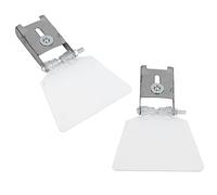 Grinder Face Shield, for Bench Grinder, 2pcs Bench Grinder Eyeshield 304 Stainless Steel Case Tool Shield Attachment Accessories for Rotary Grinder Small
