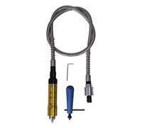 Grinder ible Shaft Exten Cable Chuck Handle, Electric Poli A Access, Less Steel and Aluminum y, 3.175mm Interface for Fine Grinding Polishing Cutting Engra