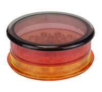 Grinder Plastic 60 mm Three Parts Including Storage Choose Your Favourite Colour (Black/Yellow/Red) for Pine Nuts and Chilli Peppers 1x
