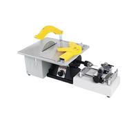 Grinder Polishing Machine, Multi-Function Table Grinder, Jade Carving Beads Polishing Beeswax Cutting Small Bead Punching Machine for Jewelry, Metal, Wood