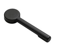 Grinder Side Control Lever Replacement, Black Long Handle Press Part for Grinder Repair, Round Head Piece for Home Coffee Upkeep Coffee Replacement Lever Side Control Handle Manual Press Black Repair