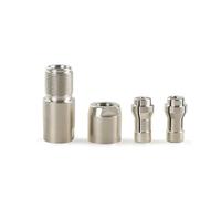 Grinder to Rotary Tool Converter 3mm 6mm Collets, High Carbon Steel M10x1.5 Thread Adapter Nightclub Party Headgear Costume Accessory Party