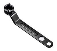 Grinder Wrench Tool - Black Steel Four Claw Wrench, Precision Non-slip Handle, Ergonomic Handle Gadget, Compact Design, Angle Grinder For Construction, Maintenance Of Electrical Works, Indus