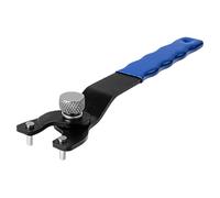 Grinder Wrench Tool, Pin Lock Spanner, 8 Inch Adjustable Grip with Handle, Chromium Vanadium Steel Build, Heavy Duty Design Style, Angle Grinder Accessory for Workshop 19x7x3cm