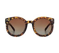 grinderPUNCH Oversized Sunglasses For Women Round Circle Oversized Mod Fashion Tortoise