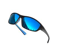 grinderPUNCH Sport Polarized Sunglasses for Men & Women Baseball Running Cycling Fishing Golf Driving Shades Sun Glasses (Polarized Blue Lens)