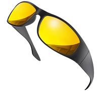 grinderPUNCH Super Dark CAT 4 Polarized Sunglasses Men Women Wrap Around