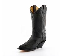 Grinders Arizona Brown Unisex Leather Boot Cowboy Western Slip On Pointed Boots