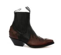 Grinders Arizona Lo Black/Burgundy Mens Cowboy Boots, Black/Burgundy, 9 UK
