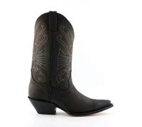 Grinders Brown Leather Western Cowboy Boots-Buffalo - Brown - UK 6.5 | EU 40 | US 9