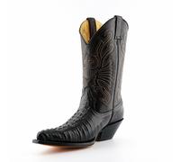 Grinders Carolina CROC Brown Leather Crocodile Tail Boot Cowboy Western Boots