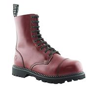 Grinders Cherry Red Work Safety 10 Hole Boots UK 9/EU 43
