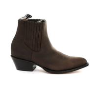 Grinders Maverick Brown Real Leather Unisex Western Cowboy Boots